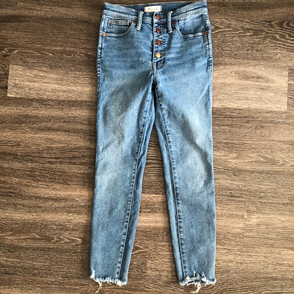 Madewell high rise skinny jeans size 27